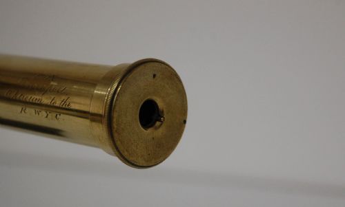 fig 4. William IV Three Draw Telescope by Cox of Devonport - Reginald J Cheetham Collection