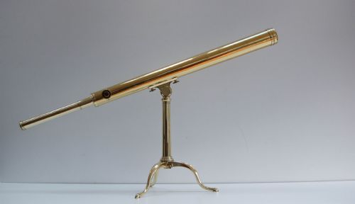 fig 1. Late Eighteenth Century Desktop Library Telescope by George Adams of Fleet Street