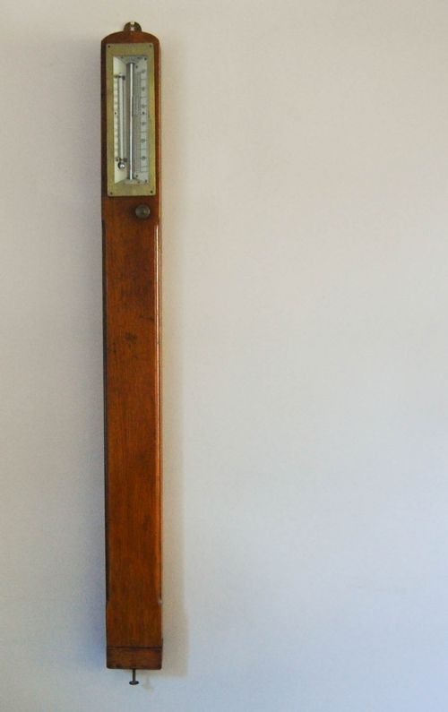 Edwardian Mining Stick Barometer by Thomson Skinner & Hamilton of Glasgow
