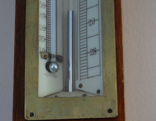 fig 3. Edwardian Mining Stick Barometer by Thomson Skinner & Hamilton of Glasgow