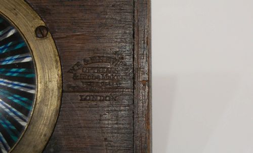 fig 2. Early Victorian Magic Lantern Chromatrope Slide by WE & F Newton of Fleet Street.