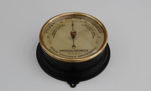 fig 1. Victorian 'The Universal Barometer' for the use of Mariners, Agriculturist, Horticulturists etc.