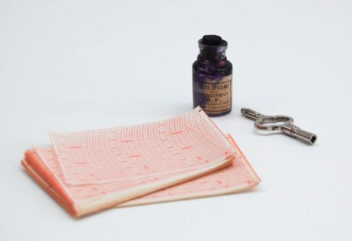 fig 1. Rare Cased Pocket Aneroid Barograph Altimeter by Richard Freres of Paris