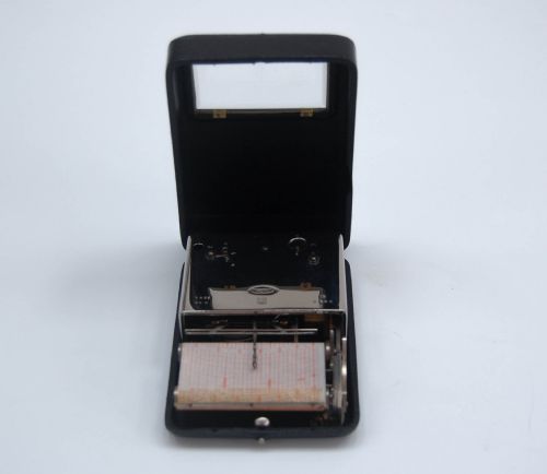 fig 2. Rare Cased Pocket Aneroid Barograph Altimeter by Richard Freres of Paris