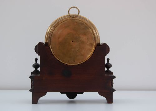 fig 2. French Victorian Bourdon Aneroid Barometer on Stand by Jules Richard of Paris