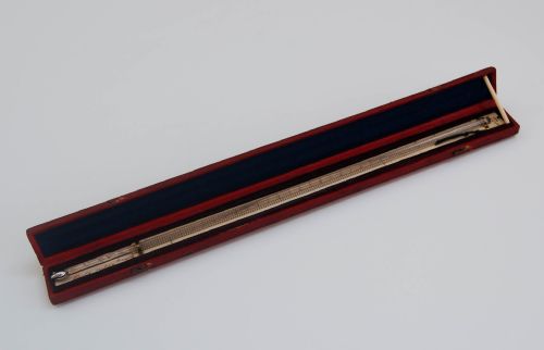 fig 2. Early Victorian Large Cased Meteorological Thermometer by Patrick Adie of London