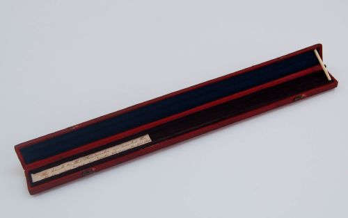 fig 1. Early Victorian Large Cased Meteorological Thermometer by Patrick Adie of London