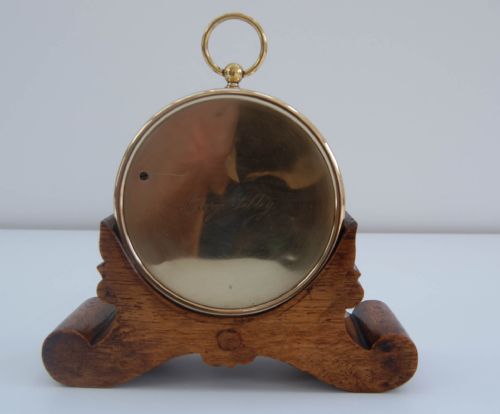 fig 2. Early Victorian Aneroid Barometer on Stand by Troughton & Simms & Engraved to George Sibley