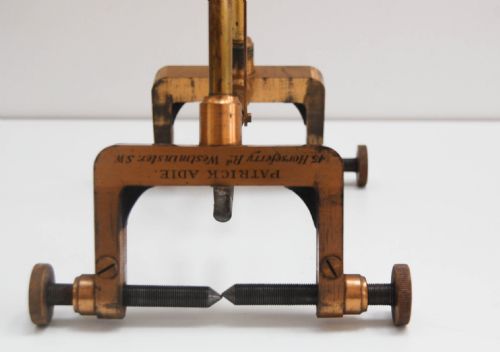 fig 2. Rare Edwardian Goodmans Extensometer by Patrick Adie of London