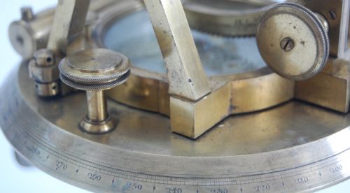 fig 6. George III Cased Altazimuth Double Telescope Theodolite by Miller & Adie of Edinburgh