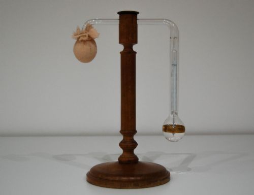 Late Victorian Daniell's Hygrometer on Boxwood Stand