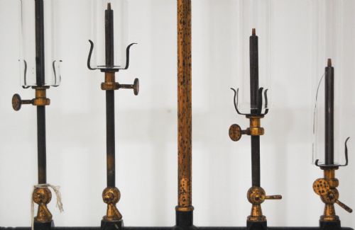 fig 2. Late Victorian Chemical Harmonica or Singing Flame Demonstration Apparatus