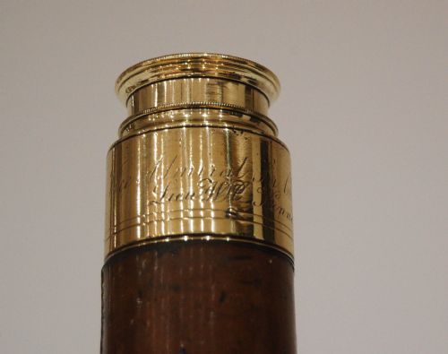 fig 2. Vice-Admiral Sir Charles Paget's Marine Telescope by George Stebbing of Portsmouth