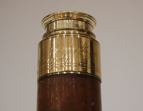 fig 3. Vice-Admiral Sir Charles Paget's Marine Telescope by George Stebbing of Portsmouth