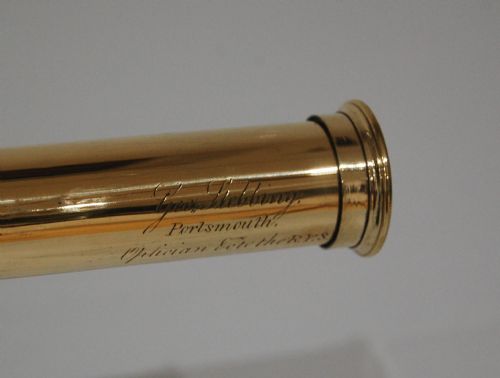 fig 4. Vice-Admiral Sir Charles Paget's Marine Telescope by George Stebbing of Portsmouth