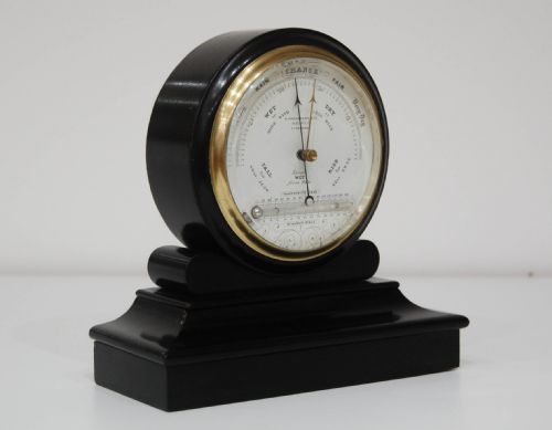 fig 2. Mid Victorian Drumhead Aneroid Barometer by M Aronsberg & Co Liverpool