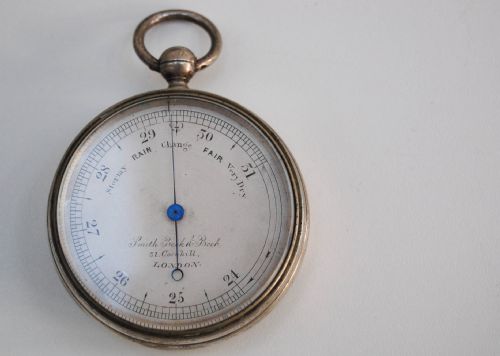 fig 1. Very Early Cased Pocket Barometer by Smith Beck & Beck of London