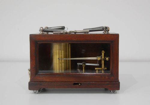 fig 7. Rare Cased Aviation Bourdon Tube Barograph by Richard Freres of Paris