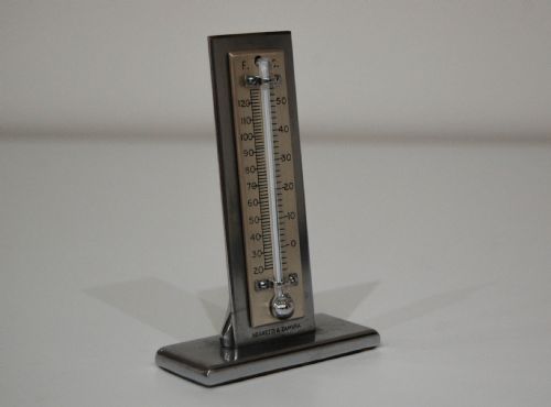fig 1. Art Deco Period Desk Thermometer by Negretti & Zambra London