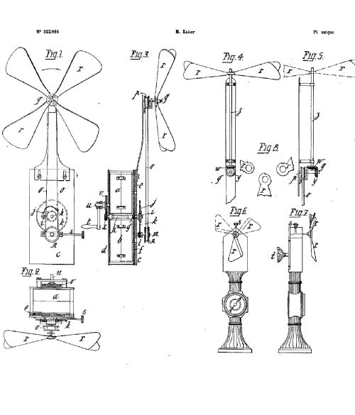 fig 9. French Edwardian Clockwork Zephyr Fan by The Zephyr Fan Company Paris