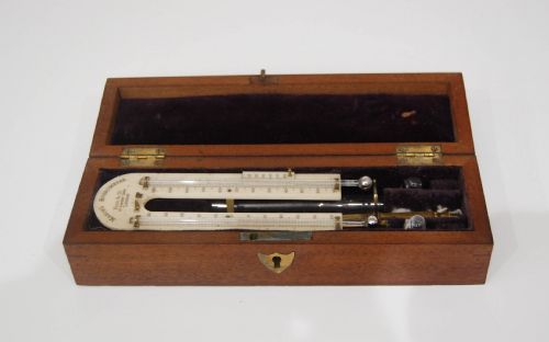 fig 5. Early Victorian Cased Masons Hygrometer by Pizzi & Co, London
