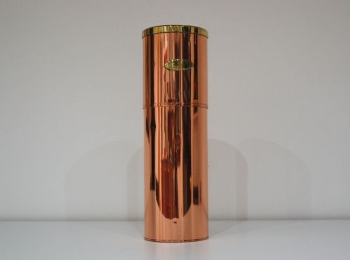 Edwardian Snowdon Pattern Copper Rain Gauge by Negretti & Zambra