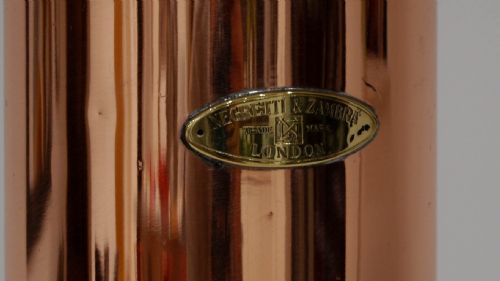 fig 1. Edwardian Snowdon Pattern Copper Rain Gauge by Negretti & Zambra