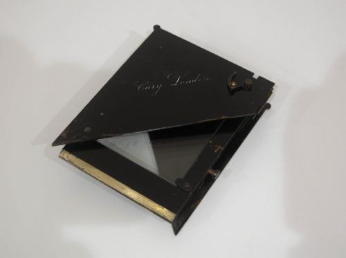 fig 3. Late Victorian Collapsible Artificial Horizon by Cary of London in Original Case