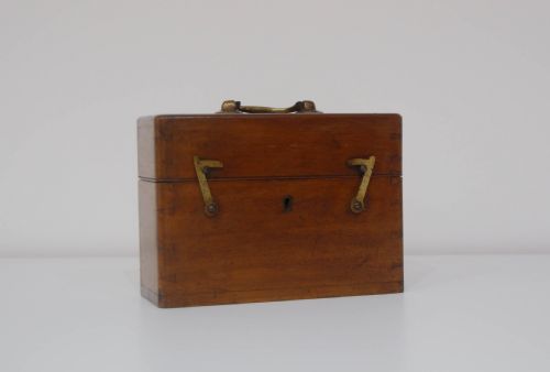 fig 6. Late Victorian Collapsible Artificial Horizon by Cary of London in Original Case