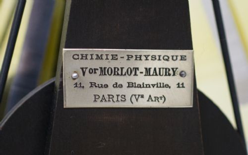 fig 1. Late Victorian Wimshurst Machine by Victor Morlot-Maury of Paris
