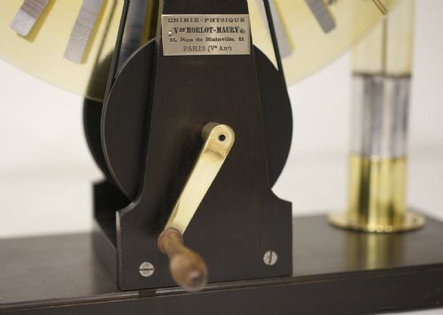 fig 2. Late Victorian Wimshurst Machine by Victor Morlot-Maury of Paris