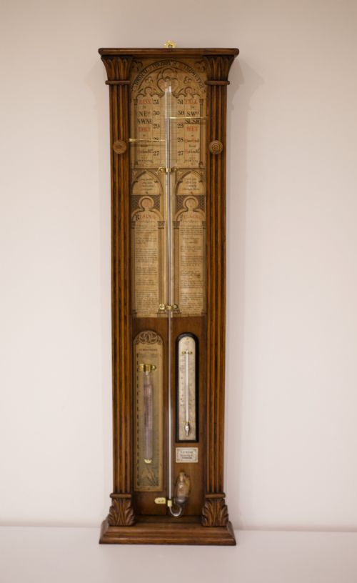 Late Victorian Admiral Fitzroy Barometer by Eg Wood of London