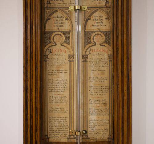 fig 2. Late Victorian Admiral Fitzroy Barometer by EG Wood of London