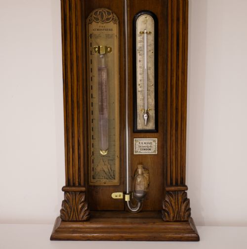 fig 3. Late Victorian Admiral Fitzroy Barometer by EG Wood of London