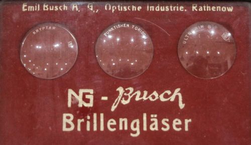 fig 2. Opticians Spectacle Lens Display by Busch AG, Rathenow Germany