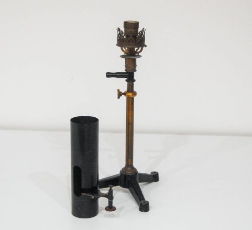 fig 2. Late Victorian Gas Mantle Galvanometer Lamp by Auerlicht Germany