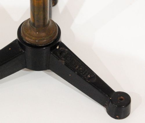 fig 4. Late Victorian Gas Mantle Galvanometer Lamp by Auerlicht Germany