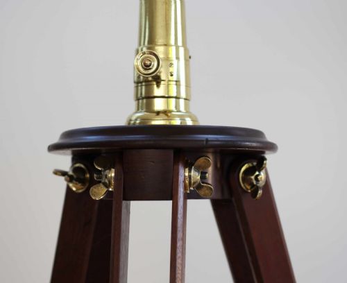 fig 2. Late Victorian Astronomical Refracting Telescope on Stand by William Wray London