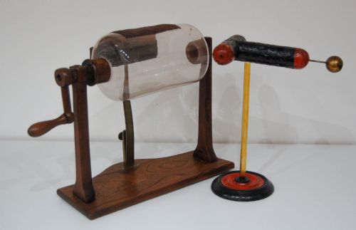 fig 3. Early Nineteenth Century Nairne Pattern Electrostatic Friction Machine