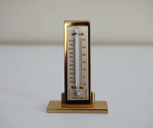 fig 1. Art Deco Period Desk Thermometer by Negretti & Zambra London