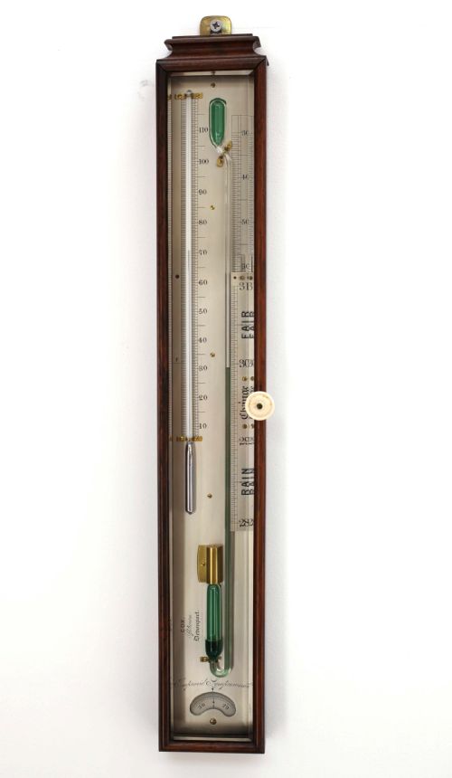 Early Victorian Sympiesometer by Cox of Devenport