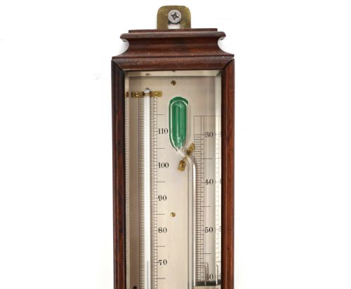 fig 2. Early Victorian Sympiesometer by Cox of Devenport