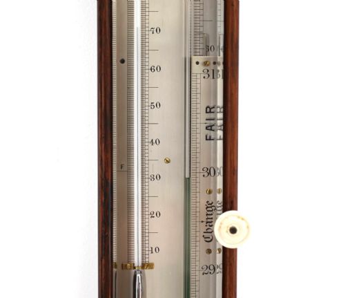 fig 3. Early Victorian Sympiesometer by Cox of Devenport