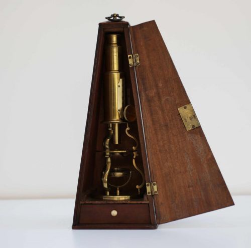 George III Cased Culpeper Type Microscope by Robert Brettell Bate London