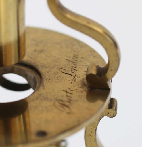 fig 6. George III Cased Culpeper Type Microscope by Robert Brettell Bate London