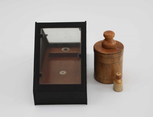 fig 2. Victorian Cased Mercury Trough Type Artifical Horizon by John Crichton of London