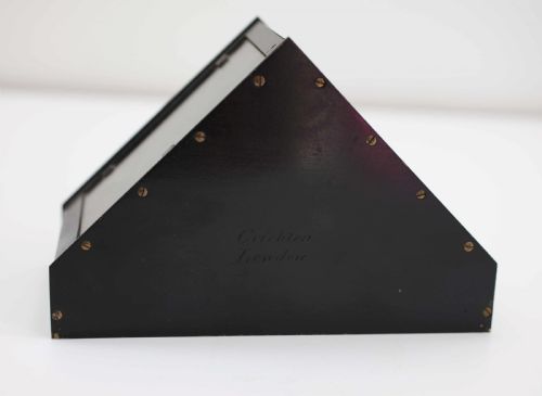 fig 3. Victorian Cased Mercury Trough Type Artifical Horizon by John Crichton of London