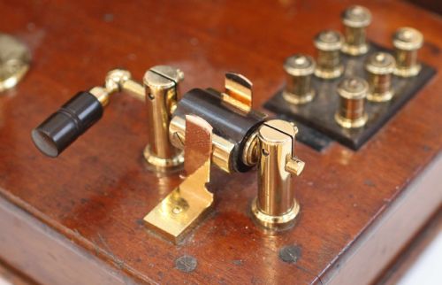 fig 4. Rare Edwardian Heavy Discharge X-Ray Coil by Harry W Cox & Co Ltd London