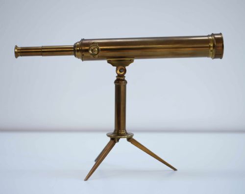 fig 2. Miniature George IV Library Telescope on Stand by G&C Dixey, Bond Street, London