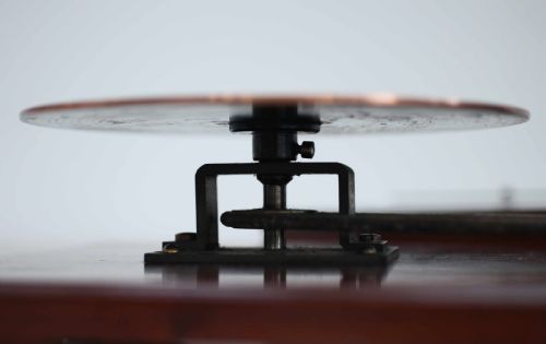fig 3. Late Victorian Arago's Disc Physics Demonstration Apparatus by Harvey & Peak London